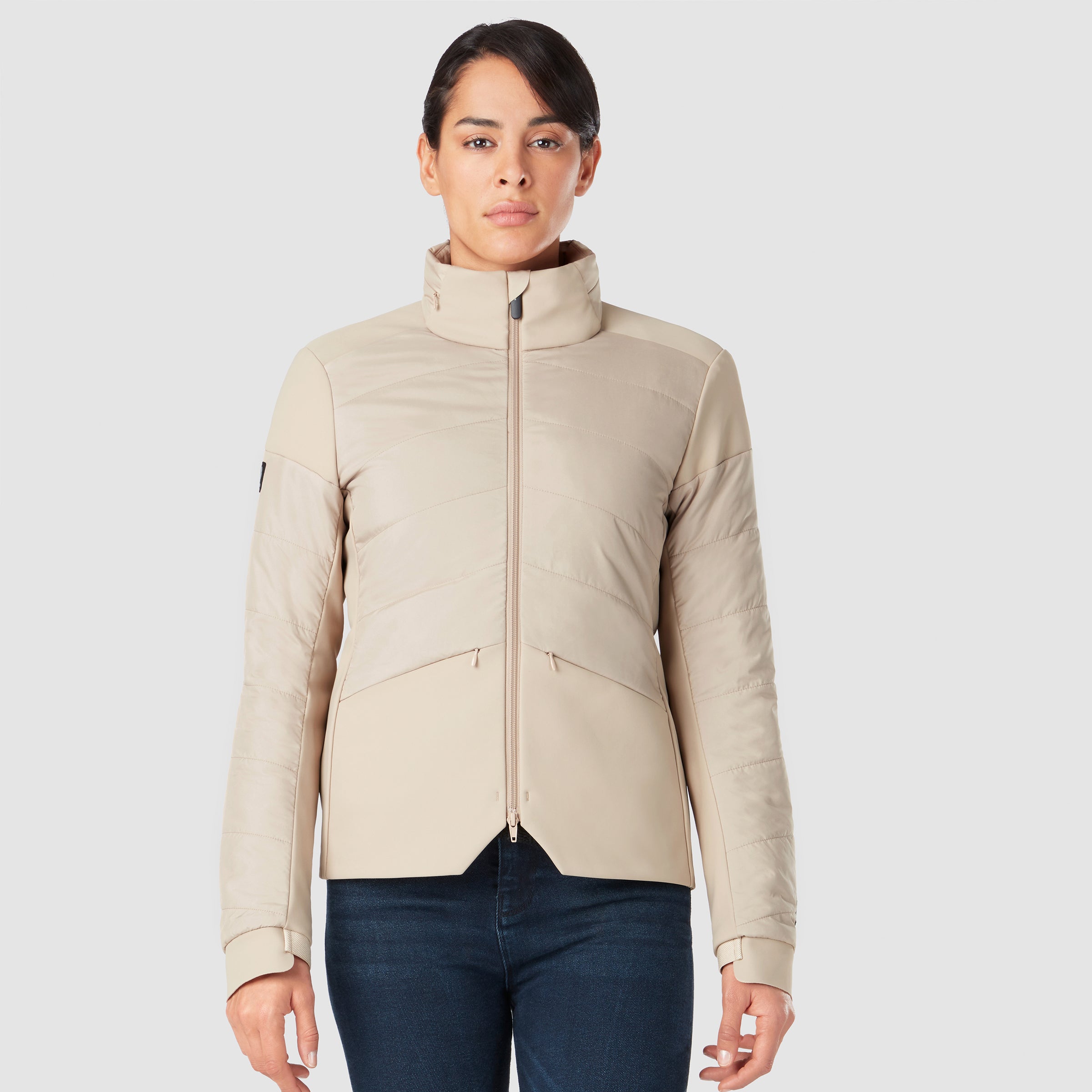 Commuter Insulated Jacket Sand: Women's Cycling Clothing