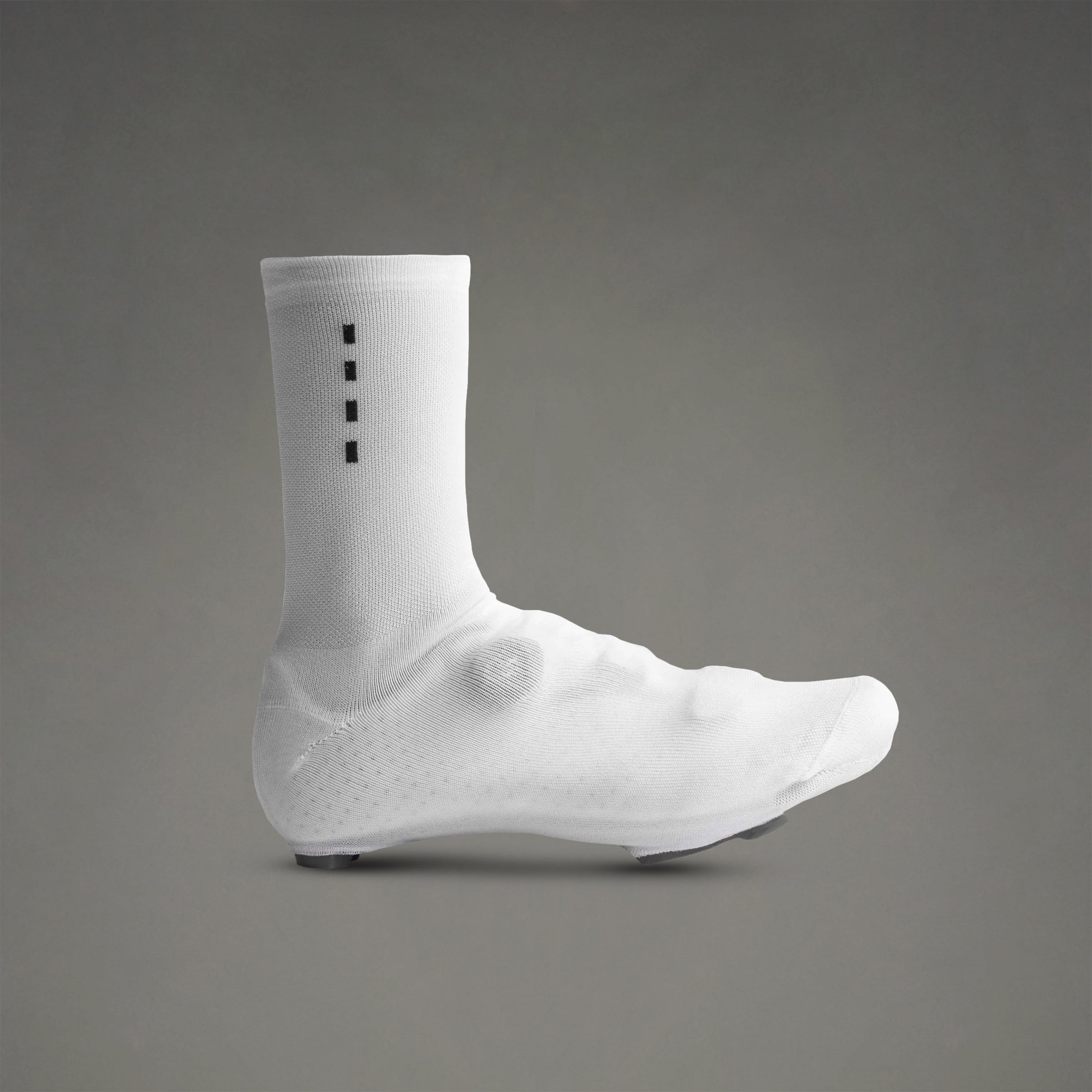 Knitted Shoe Covers White: Unisex's Cycling Accessories | La Passione