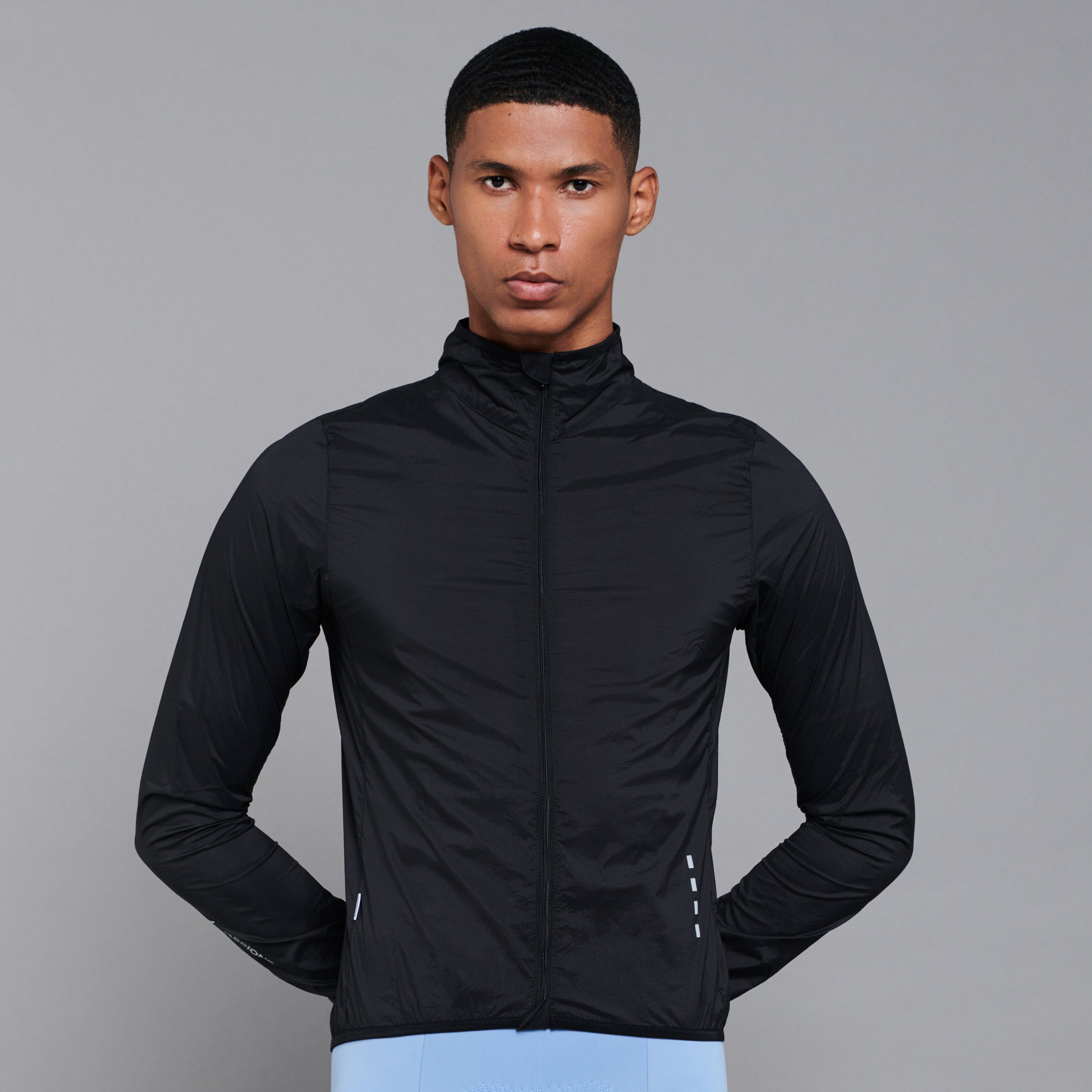 Wind Jacket Black – La Passione Cycling Couture